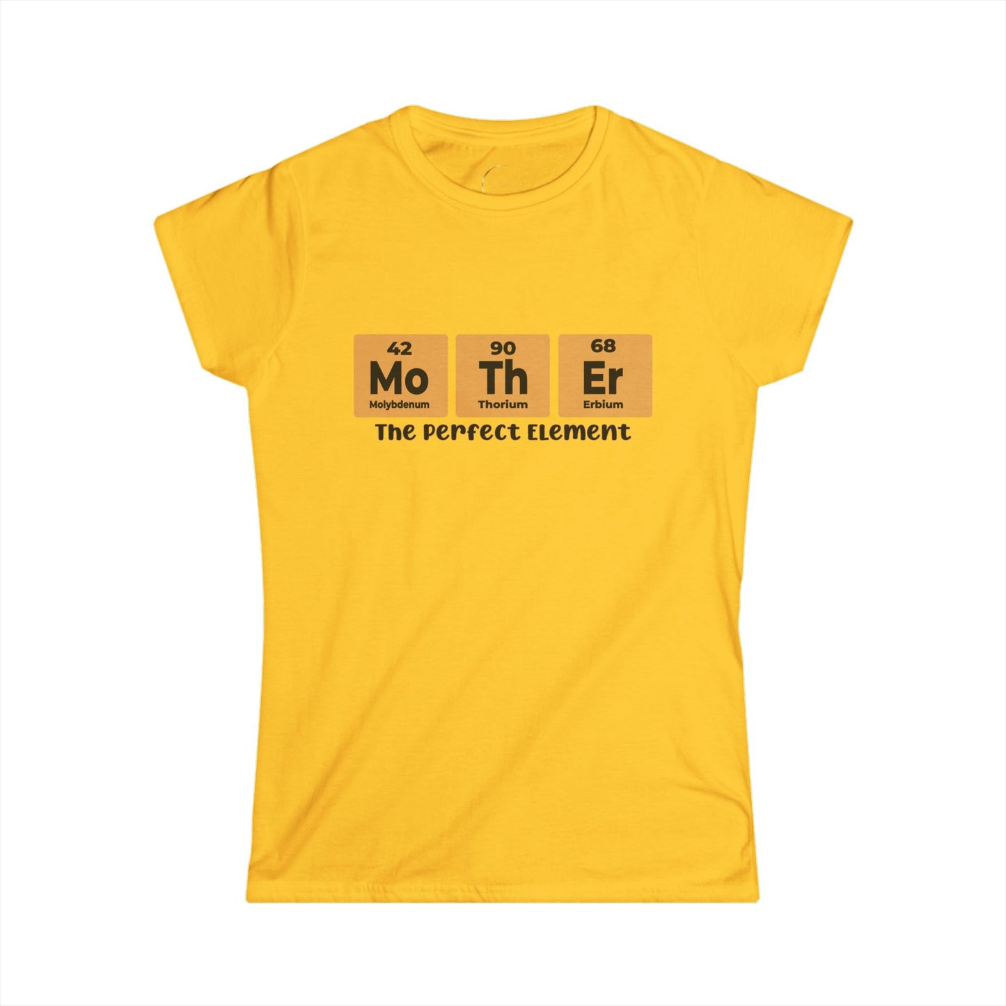 Mother's Day Science Tee - Perfect Element Women's Softstyle T-Shirt