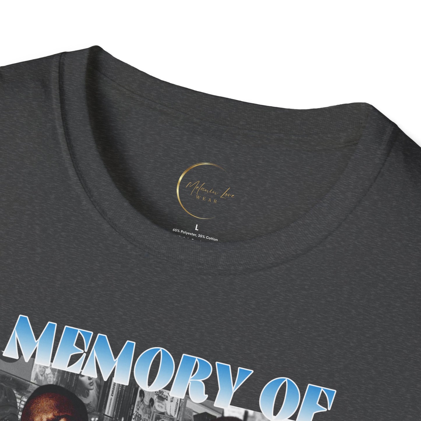 In Memory of Biggie Unisex Softstyle T-Shirt, Hip Hop Tribute Tee, Nostalgic Music Shirt, Hip Hop Fashion, Gift for Fans, Streetwear