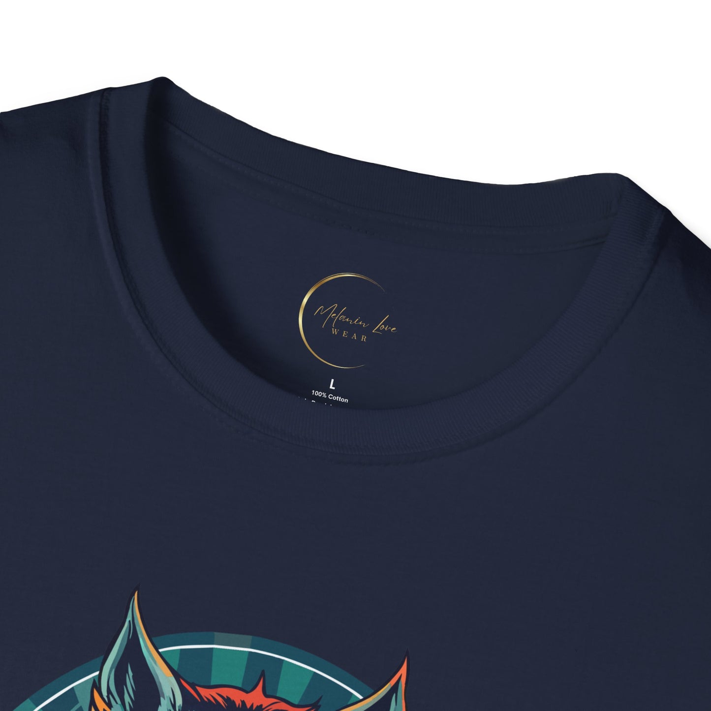 Unisex Softstyle Wolf Dad T-Shirt