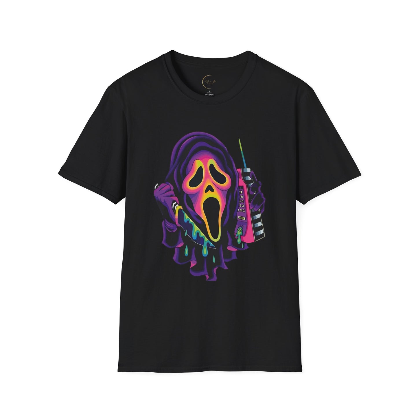 Scream Phone Graphic T-Shirt - Fun Unisex Style