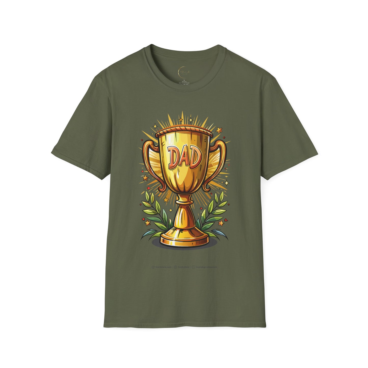 Unisex Softstyle Trophy Dad T-Shirt