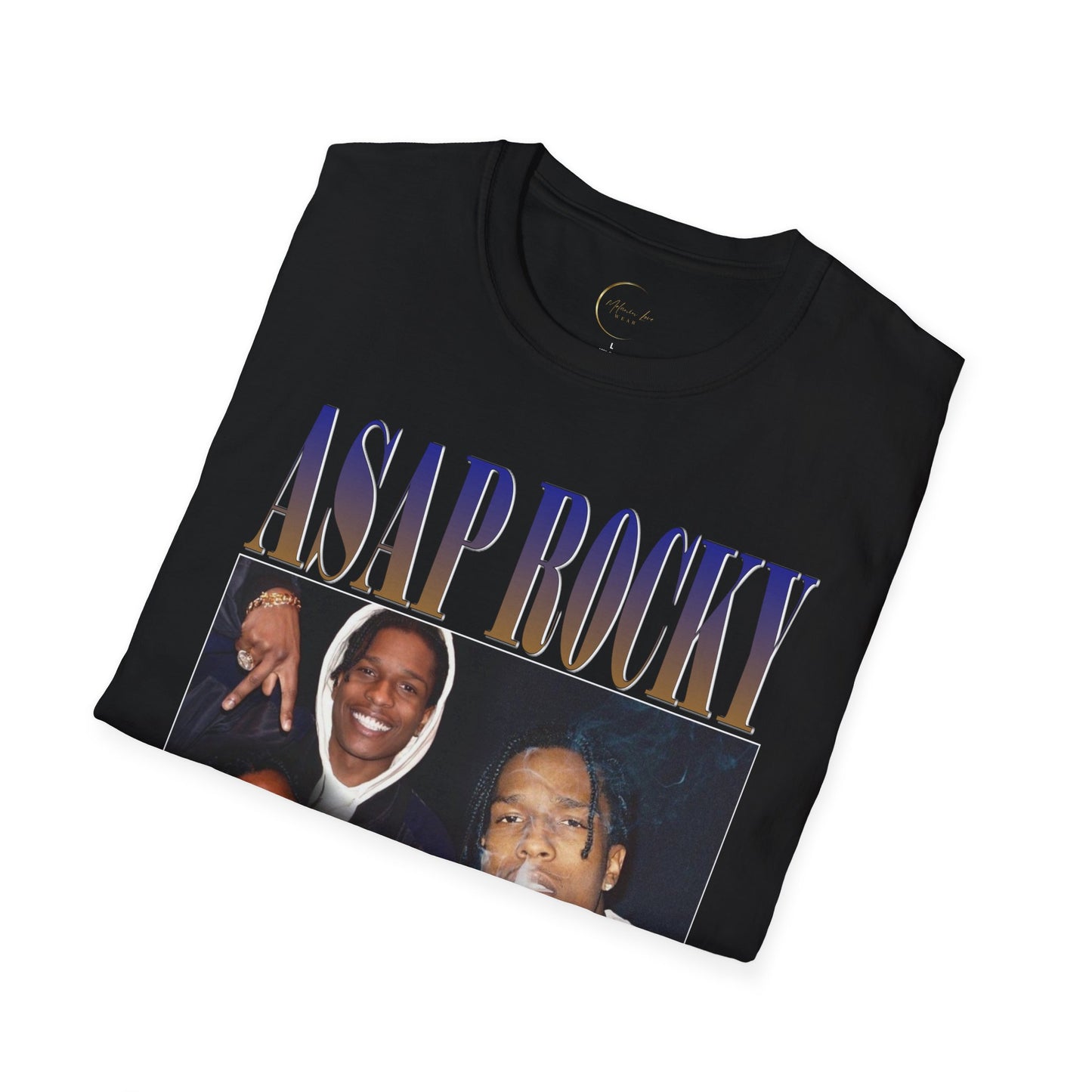 ASAP Rocky Unisex Softstyle T-Shirt - Hip Hop Style Tee, Music Lover Gift, Streetwear Fashion, Casual Wear, Concert Outfit