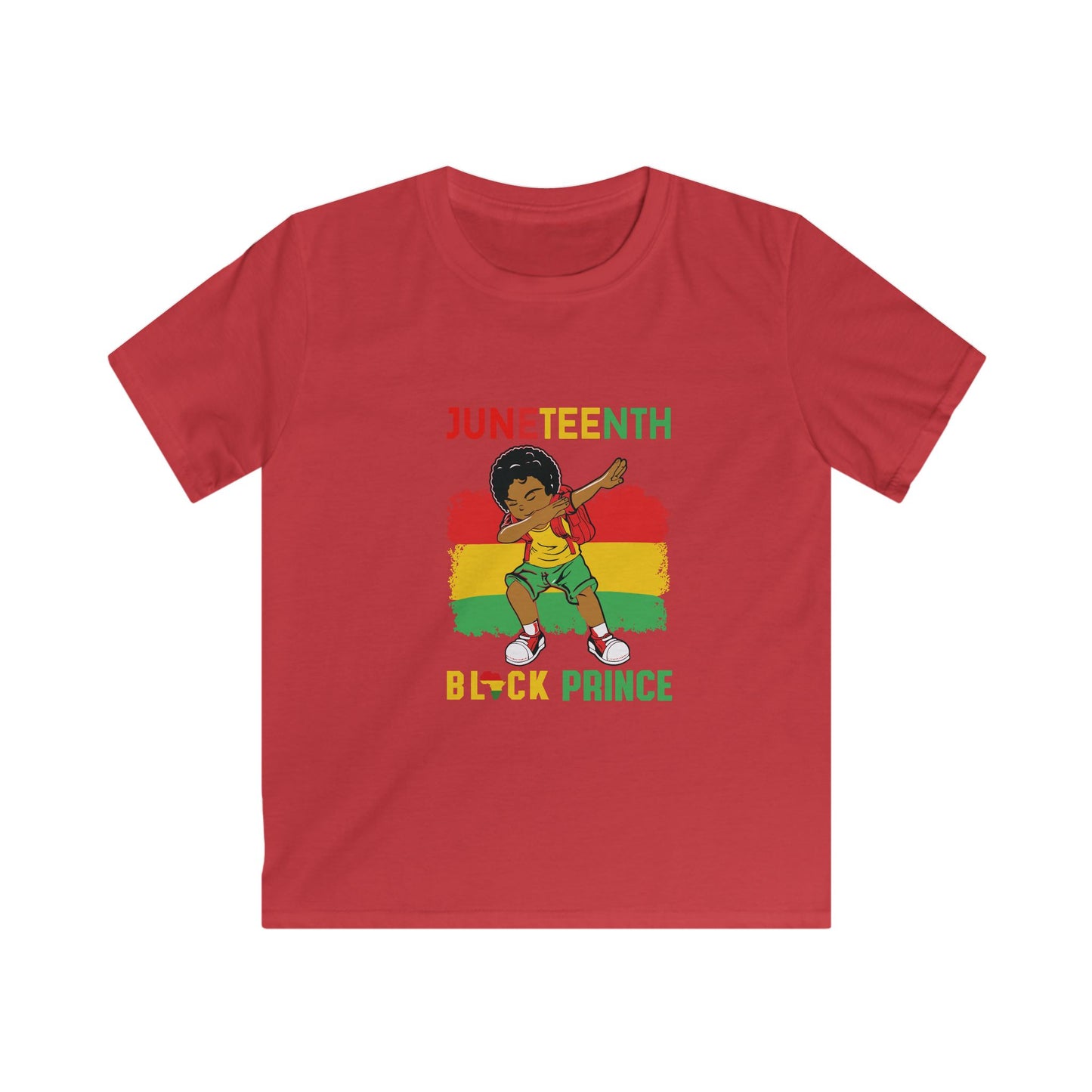 Kids Softstyle Juneteenth Black Prince Tee