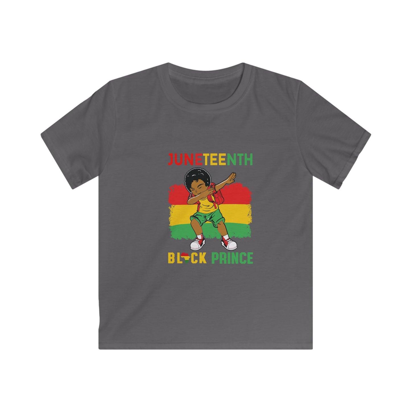 Kids Softstyle Juneteenth Black Prince Tee