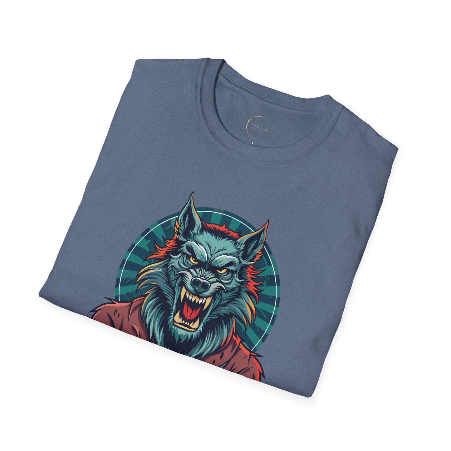 Unisex Softstyle Wolf Dad T-Shirt