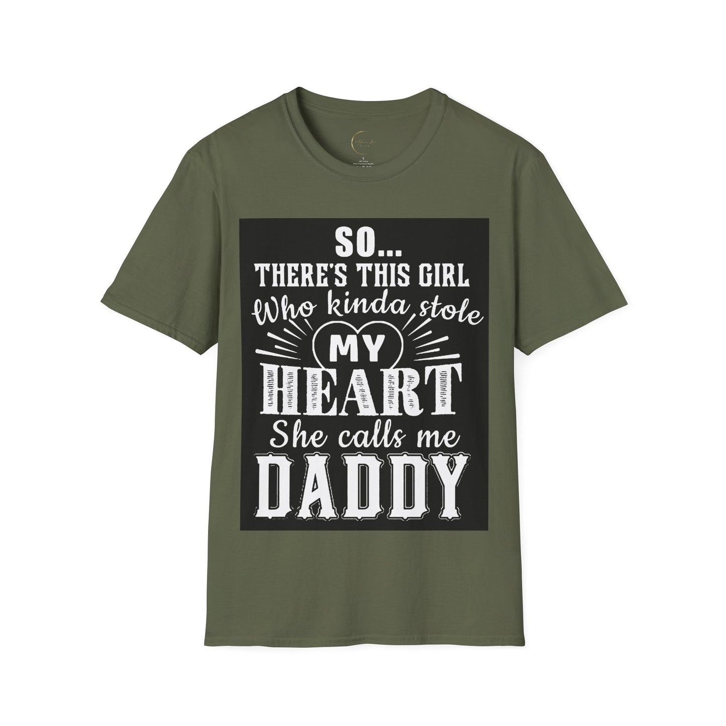 Unisex Softstyle My Heart Daddy T-Shirt