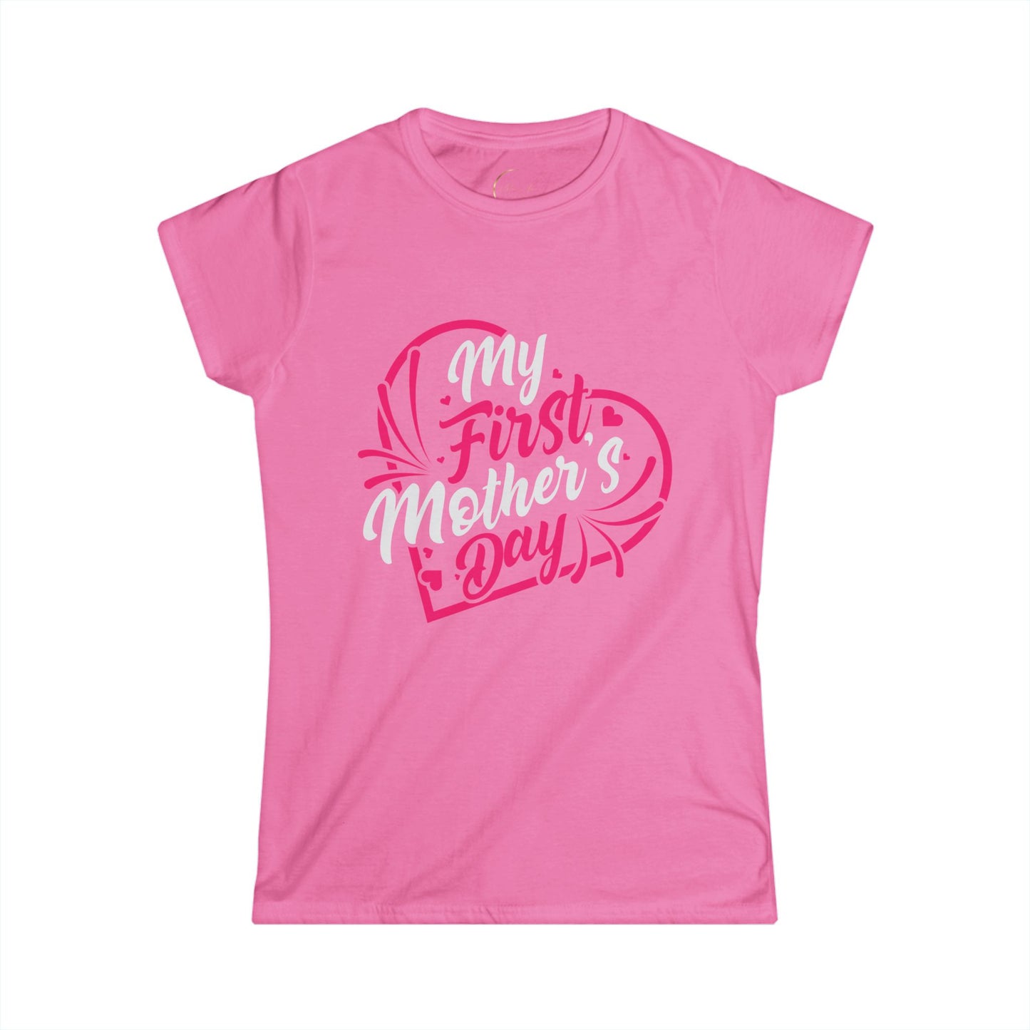 My First Mother's Day Tee - Women's Softstyle Shirt for New Moms