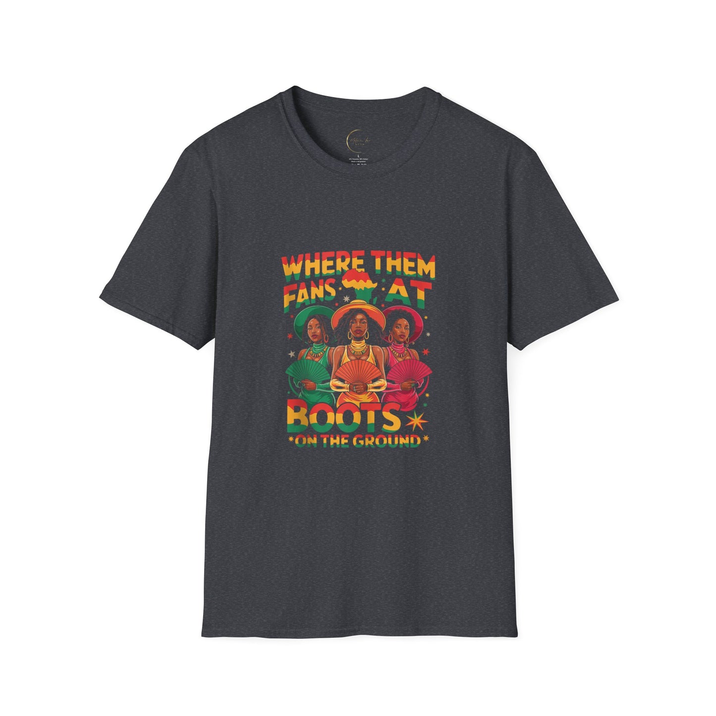 Where Them Fans At? Unisex T-Shirt, Black Graphic Tee, Music Lovers Shirt, Festival Apparel, Summer Vibes, Gift for Him/Her