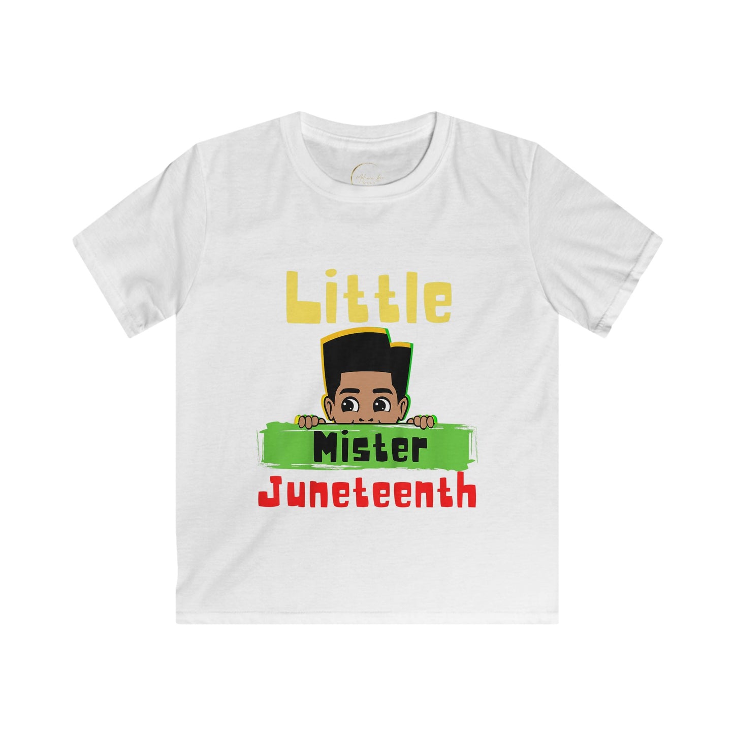 Kids Softstyle Little Mister Juneteenth Tee