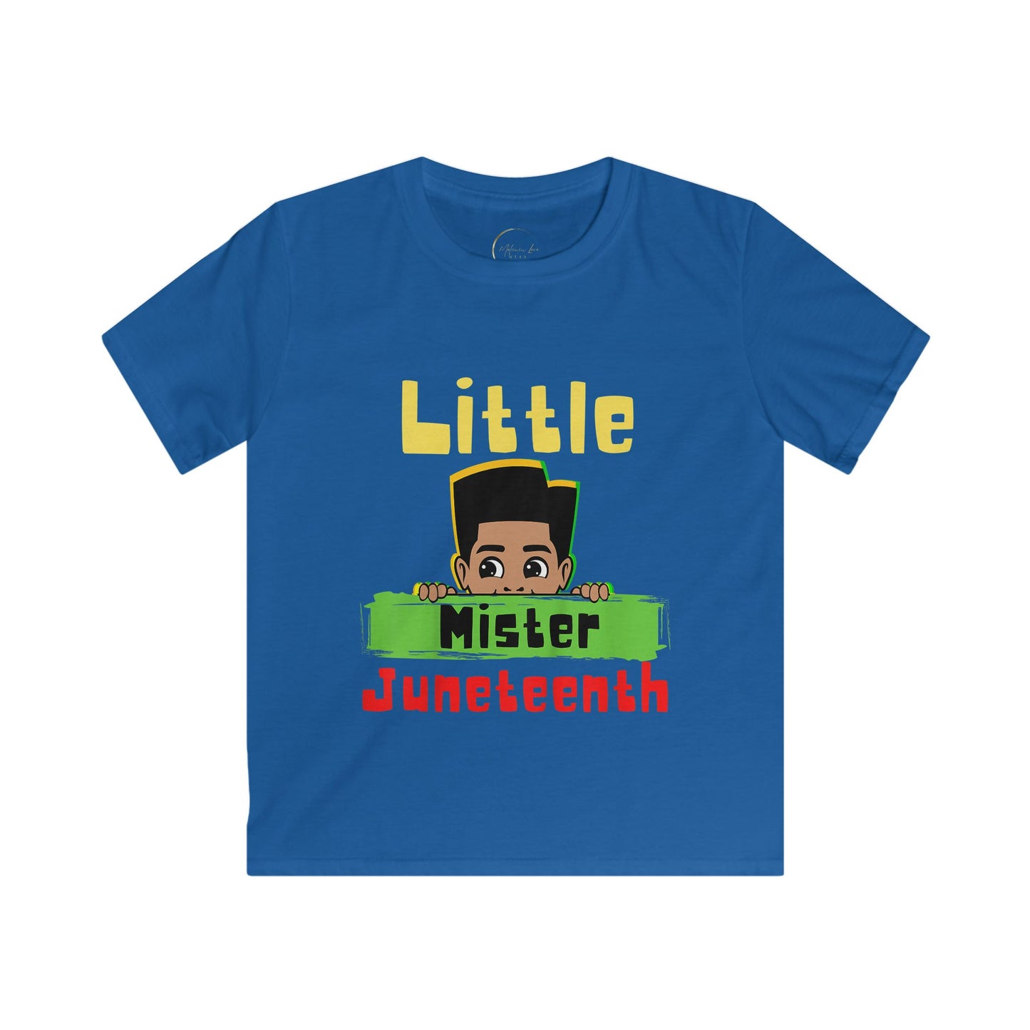 Kids Softstyle Little Mister Juneteenth Tee