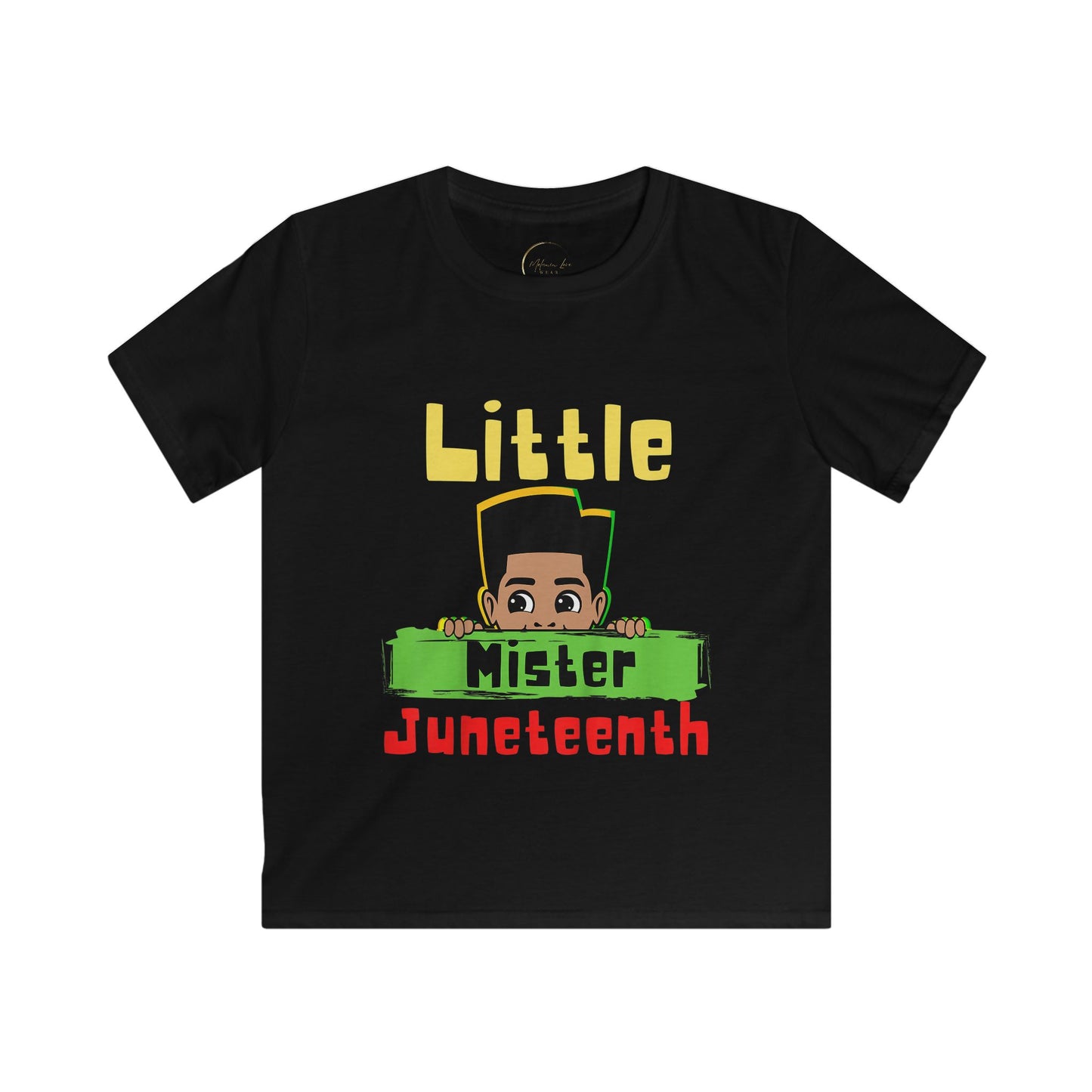 Kids Softstyle Little Mister Juneteenth Tee