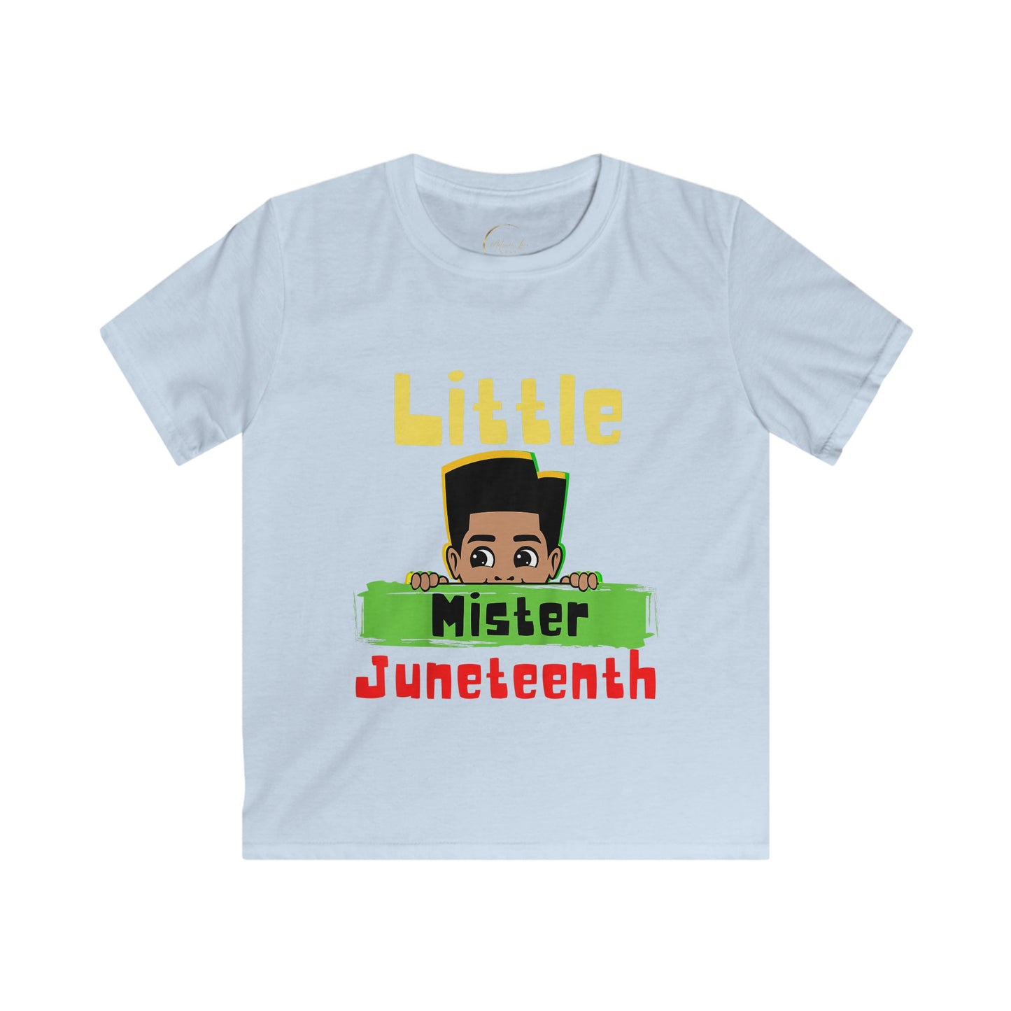 Kids Softstyle Little Mister Juneteenth Tee