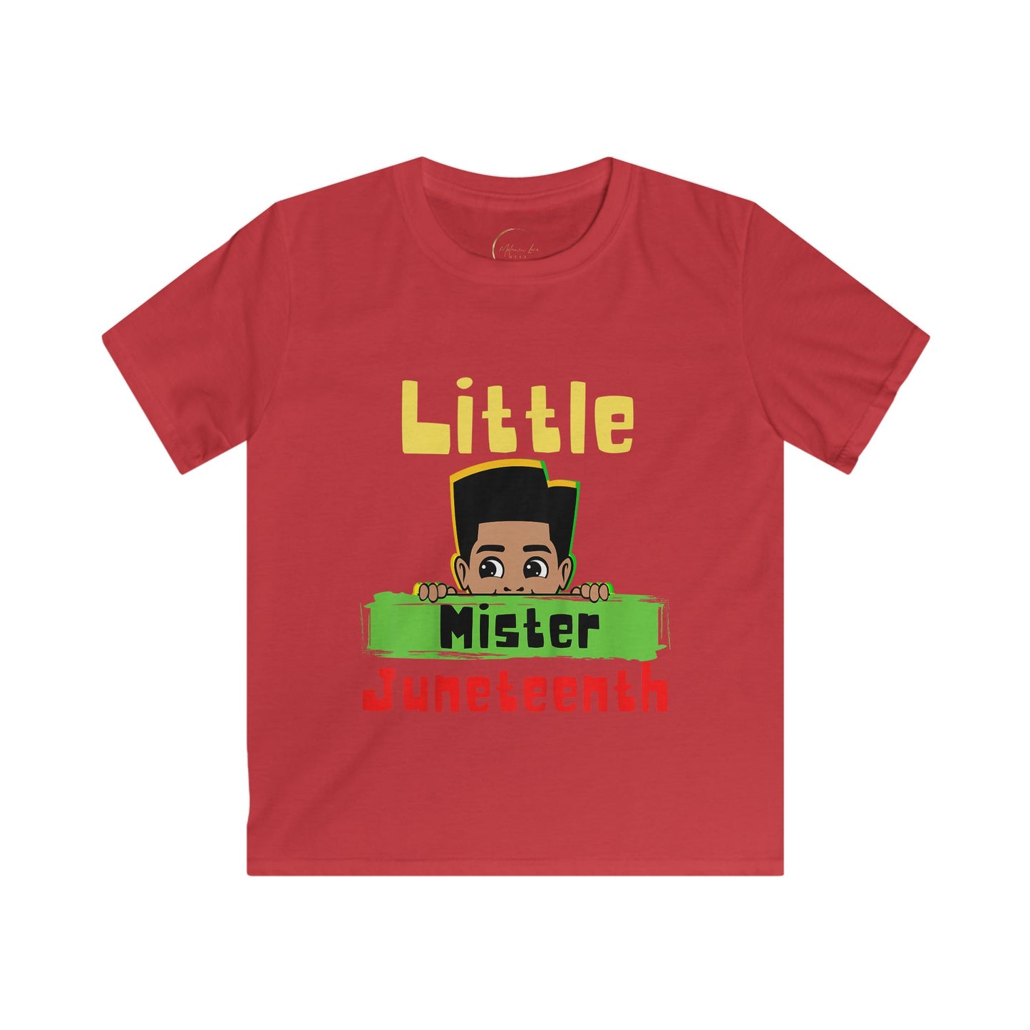 Kids Softstyle Little Mister Juneteenth Tee