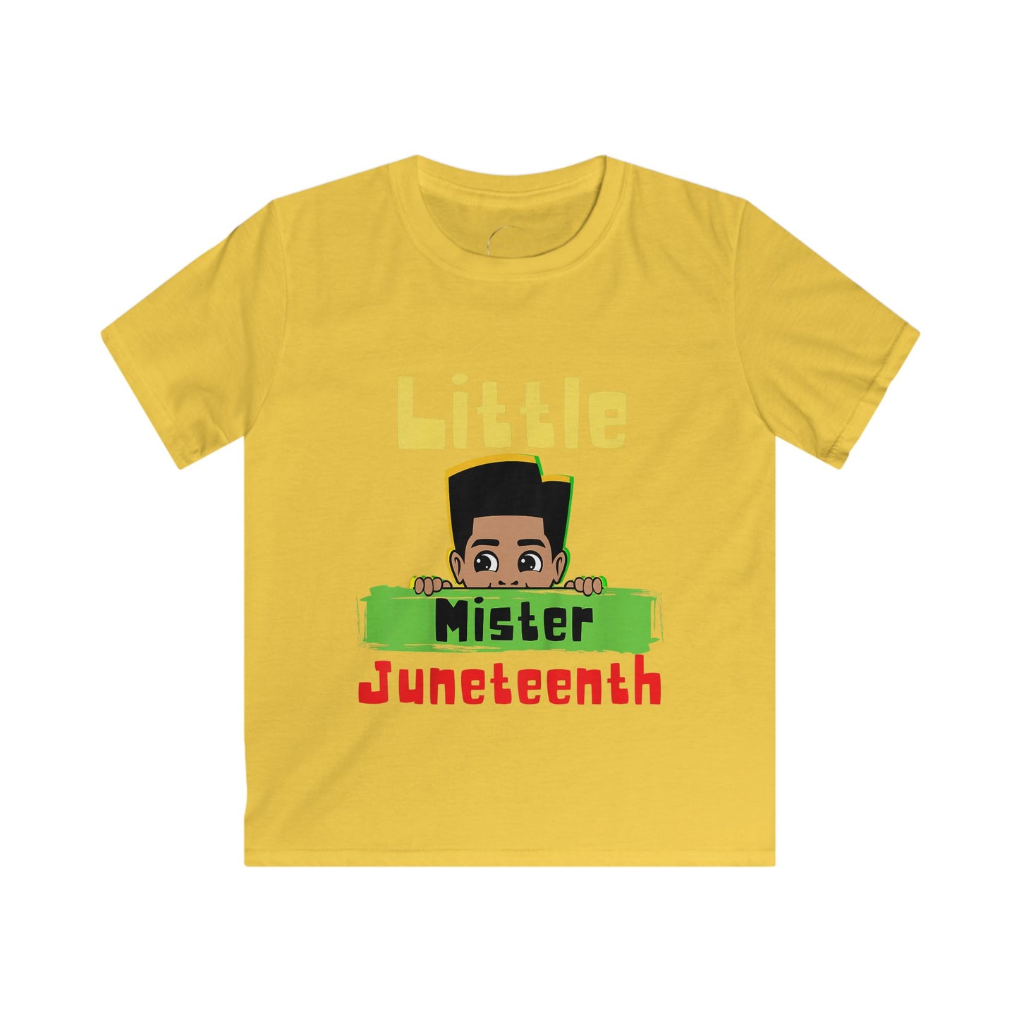 Kids Softstyle Little Mister Juneteenth Tee