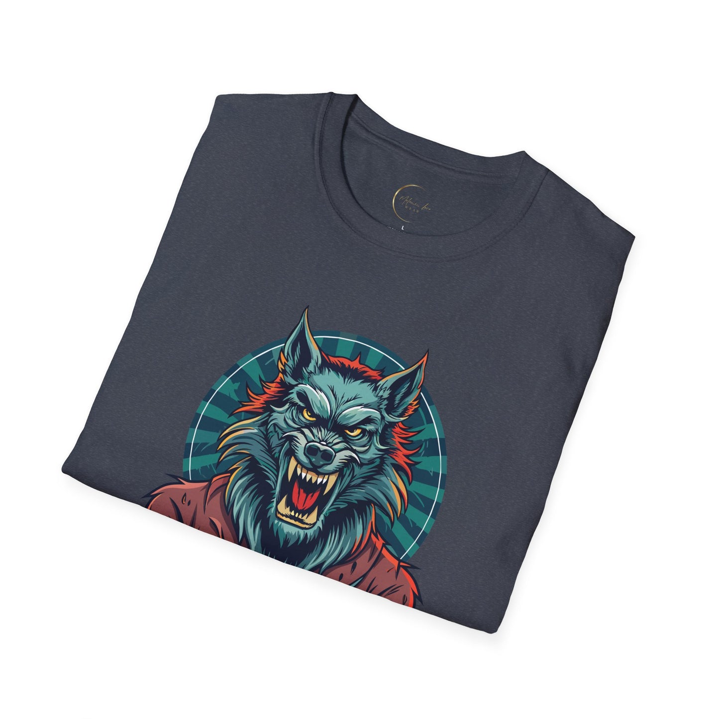Unisex Softstyle Wolf Dad T-Shirt
