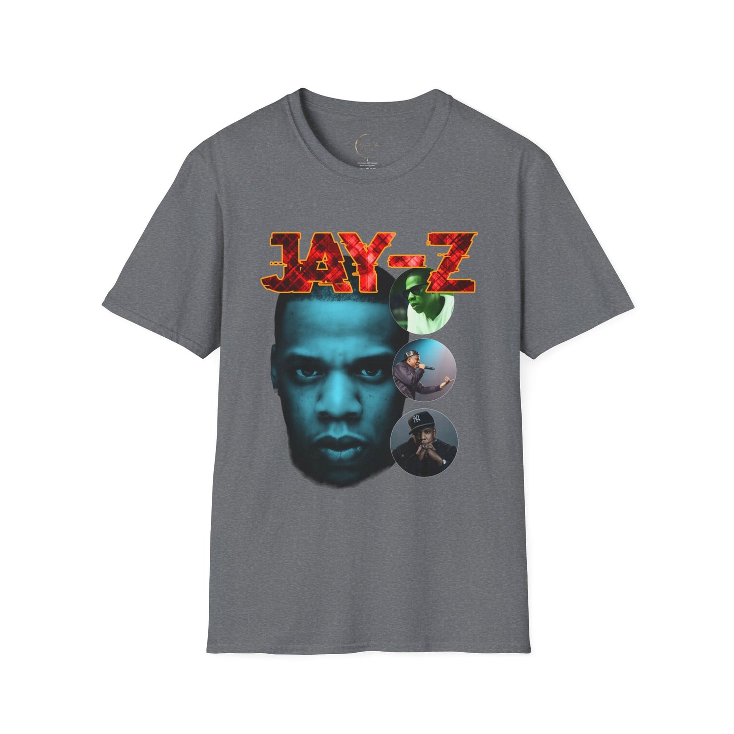 Jay-Z Inspiring Unisex Softstyle T-Shirt, Hip Hop Fashion Tee, Music Lover Gift, Streetwear Must-Have, Unique Concert Tee