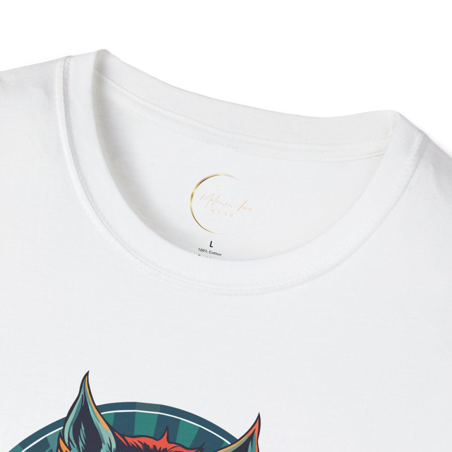 Unisex Softstyle Wolf Dad T-Shirt
