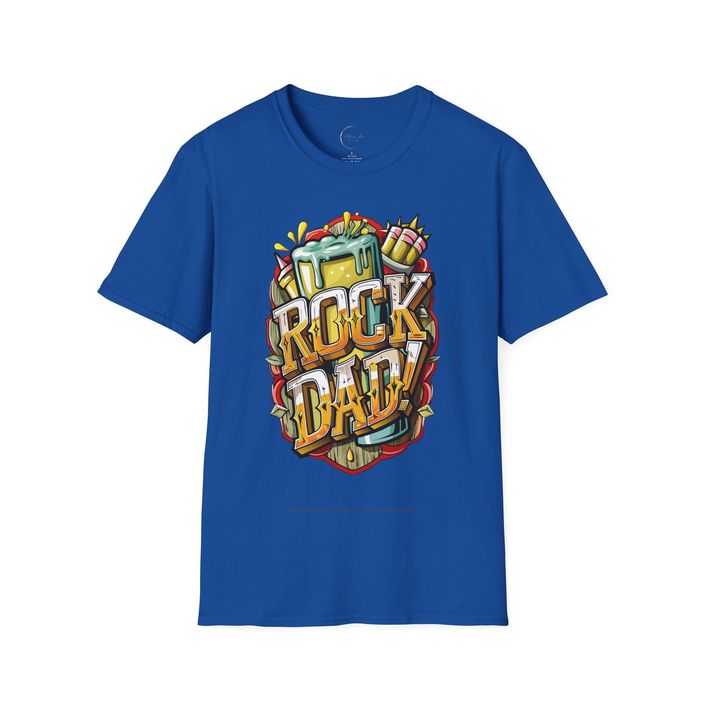 Unisex Softstyle Rock Dad T-Shirt