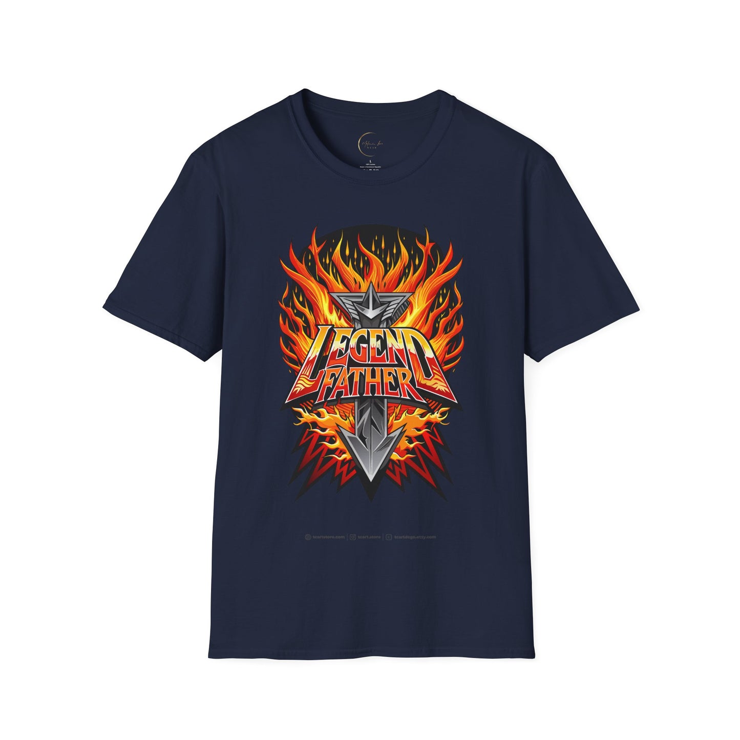 Unisex Softstyle Legend Father T-Shirt