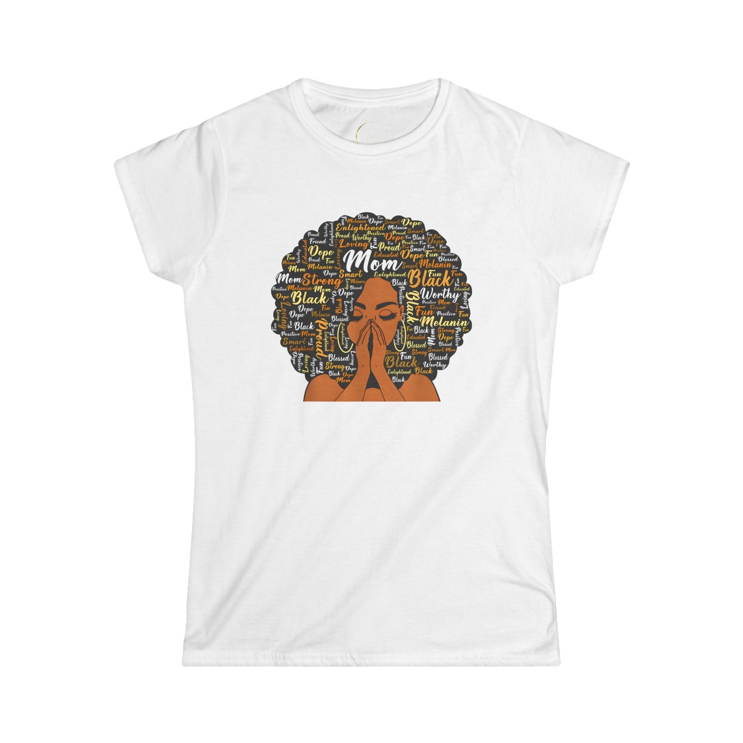 Empowering Women’s Softstyle Tee - 'Mom' Inspirational Design