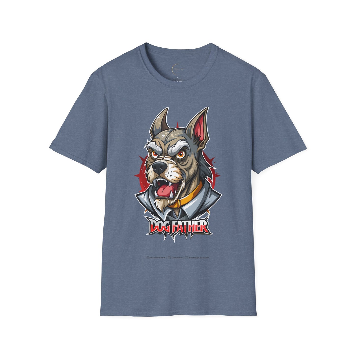 Unisex Softstyle Dog Father T-Shirt
