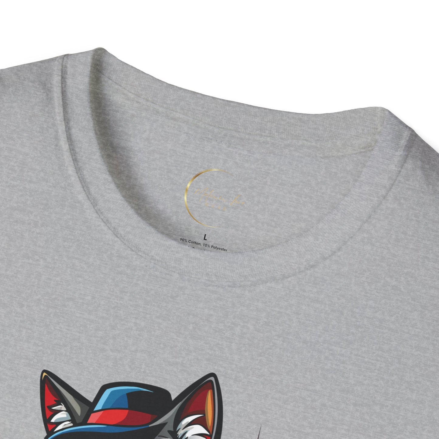 Unisex Softstyle Cat Father T-Shirt