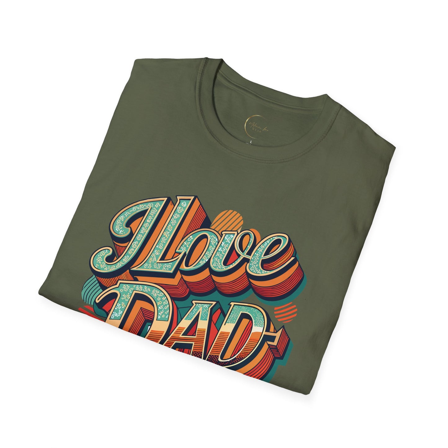 Unisex Softstyle I Love Dad T-Shirt