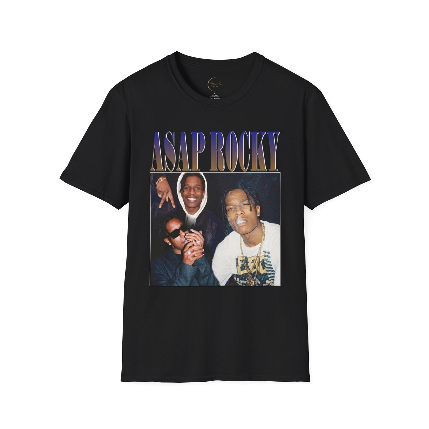 ASAP Rocky Unisex Softstyle T-Shirt - Hip Hop Style Tee, Music Lover Gift, Streetwear Fashion, Casual Wear, Concert Outfit