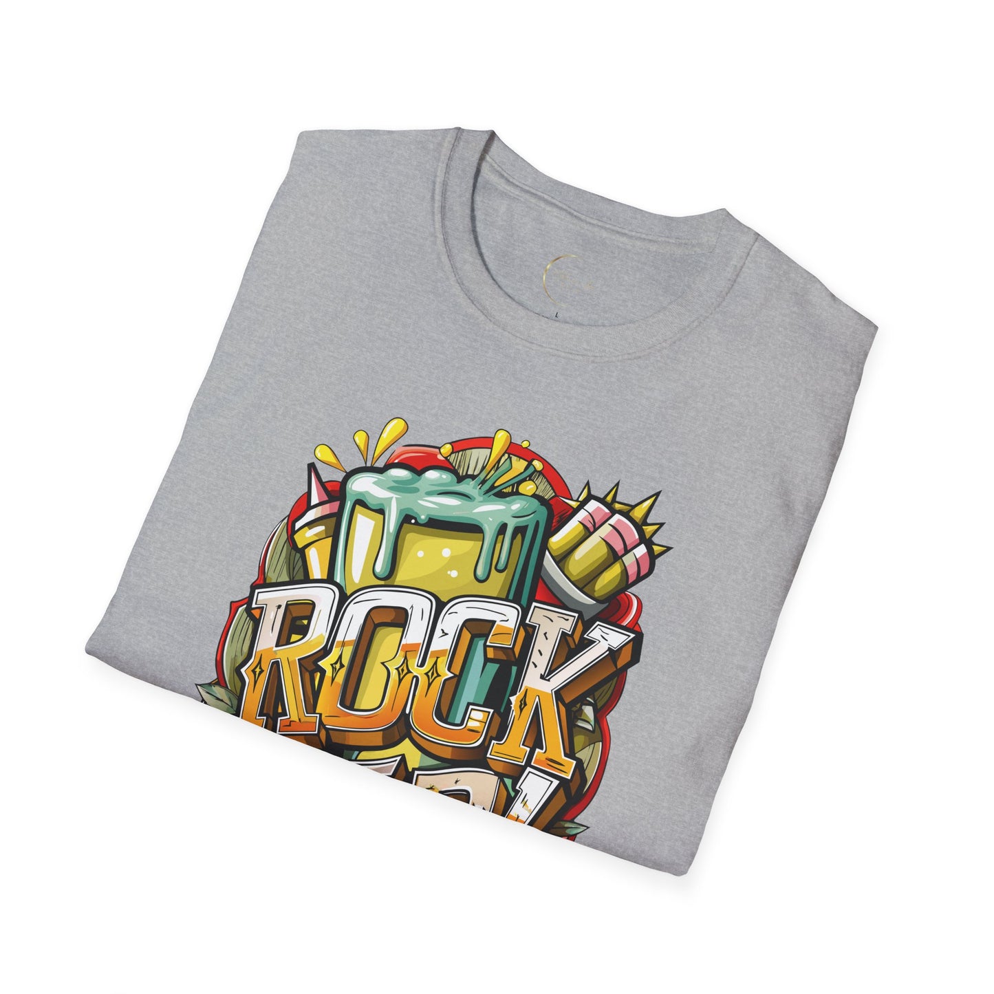 Unisex Softstyle Rock Dad T-Shirt