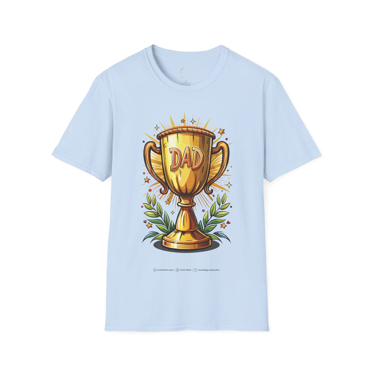 Unisex Softstyle Trophy Dad T-Shirt