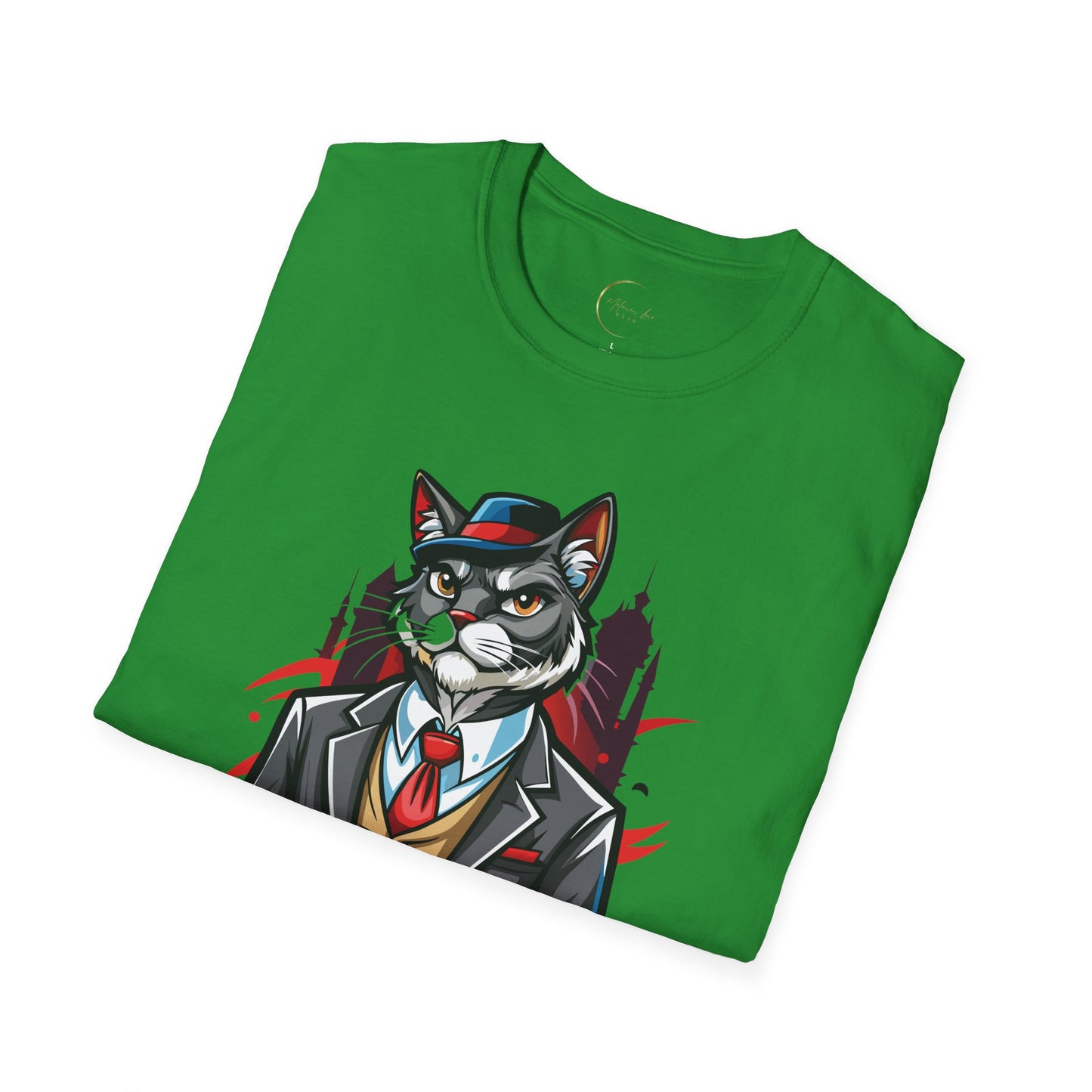 Unisex Softstyle Cat Father T-Shirt