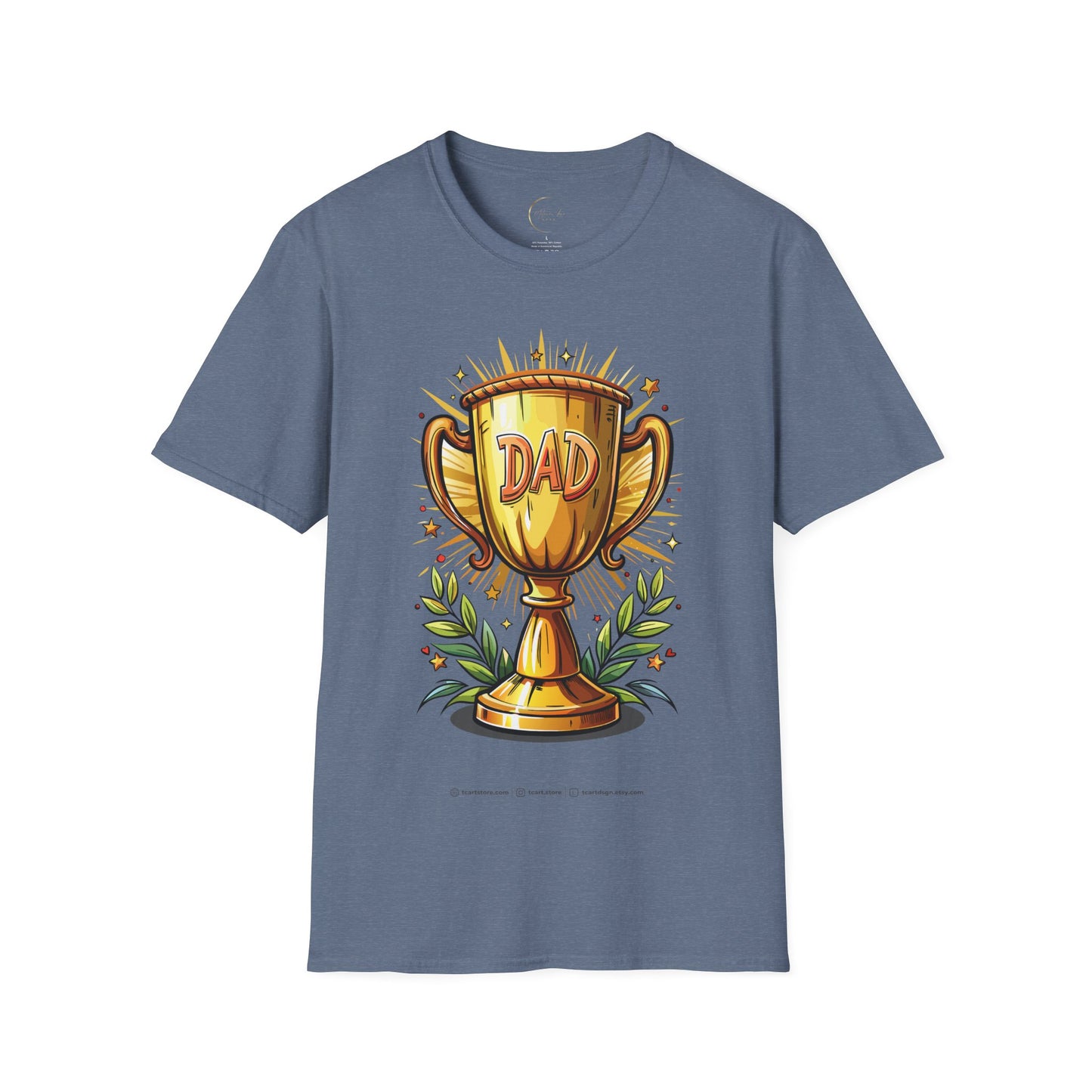 Unisex Softstyle Trophy Dad T-Shirt