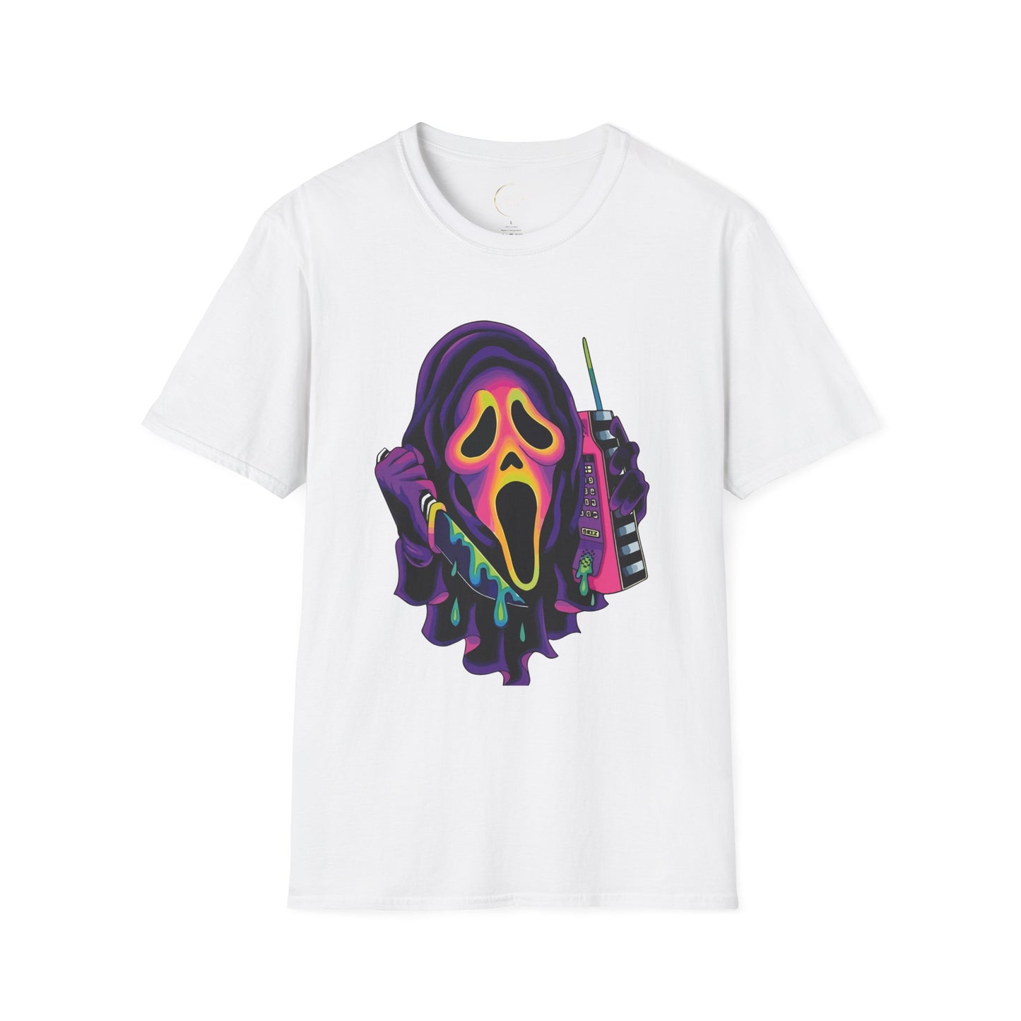Scream Phone Graphic T-Shirt - Fun Unisex Style