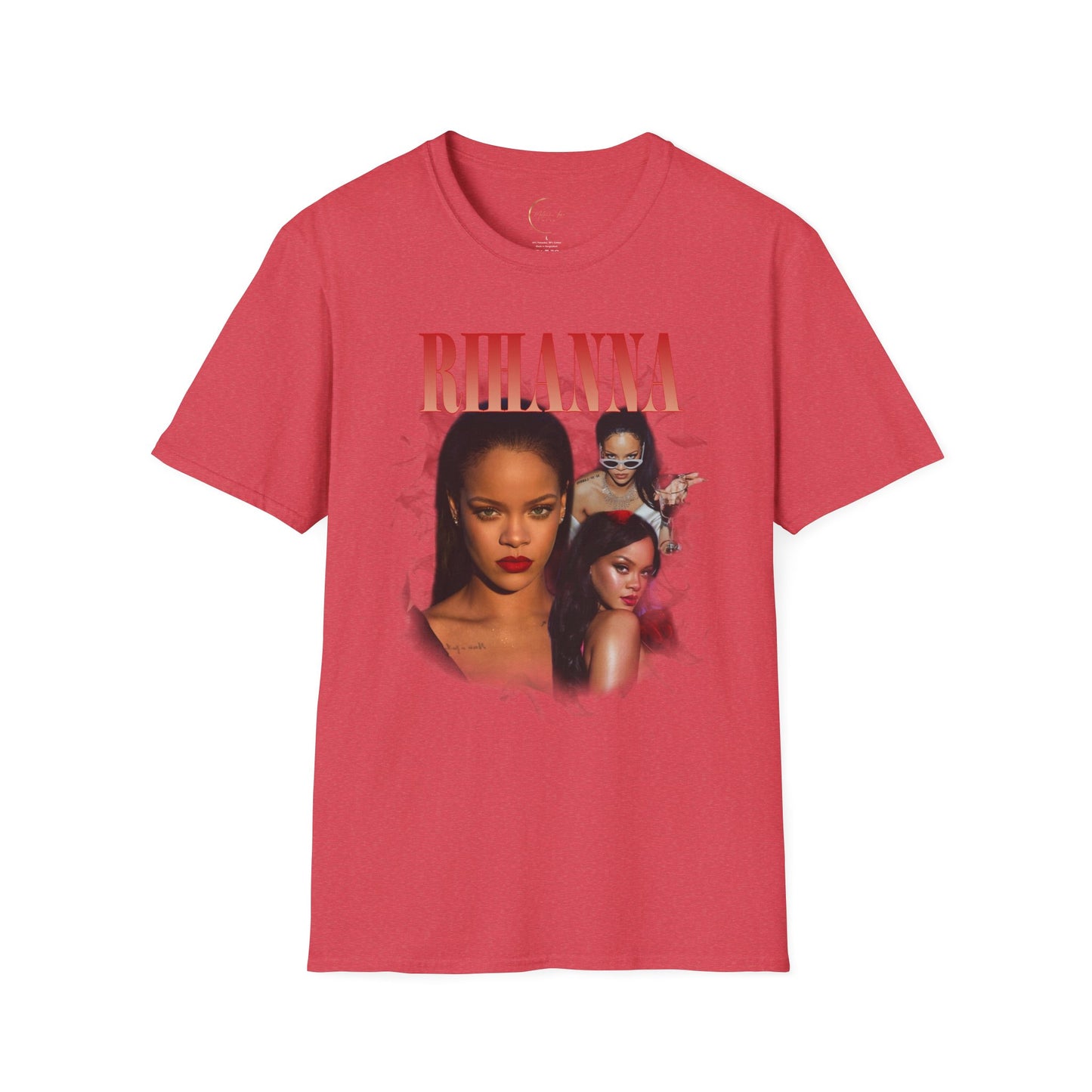 Rihanna Unisex Softstyle T-Shirt | Casual Fashion, Music Lover Gift, Birthday Gift, Concert Tee, Unique Style