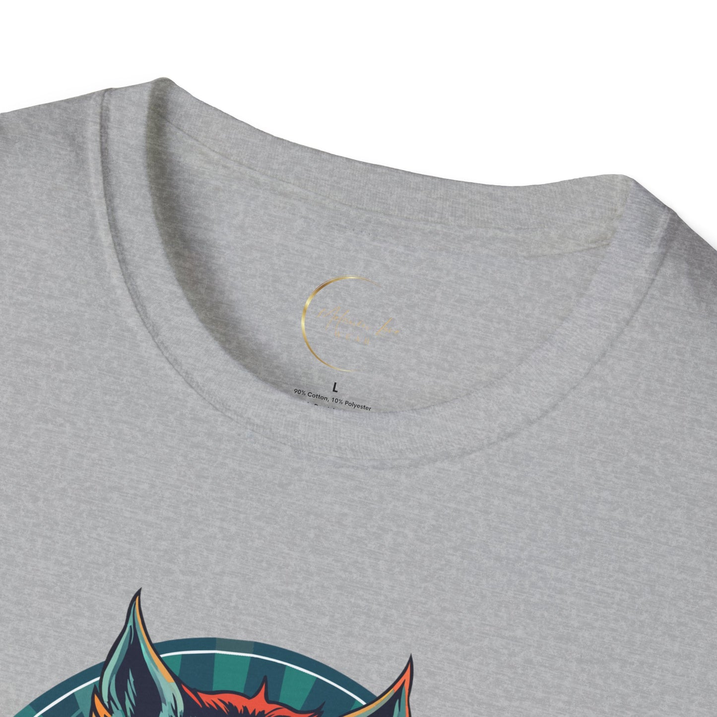 Unisex Softstyle Wolf Dad T-Shirt