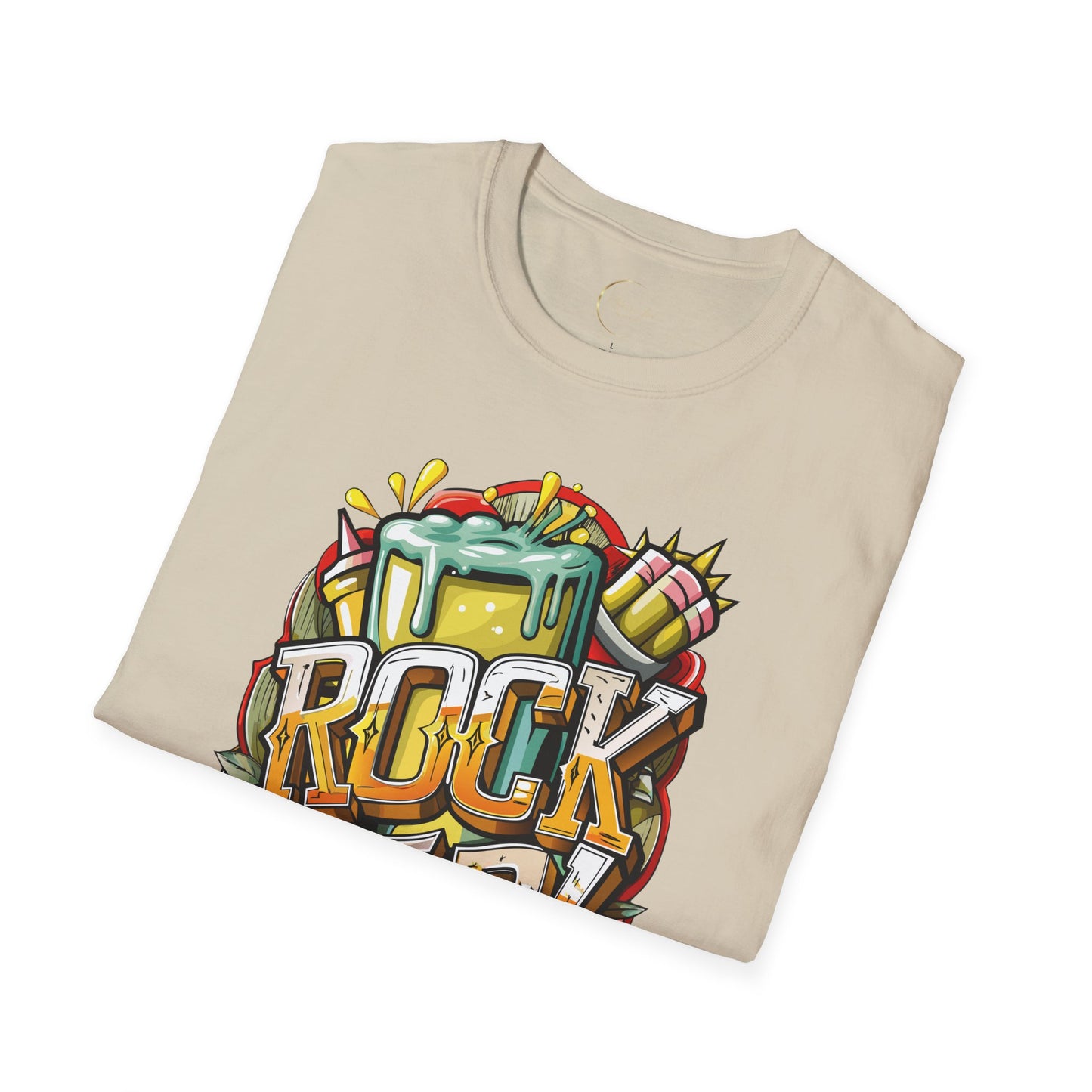Unisex Softstyle Rock Dad T-Shirt