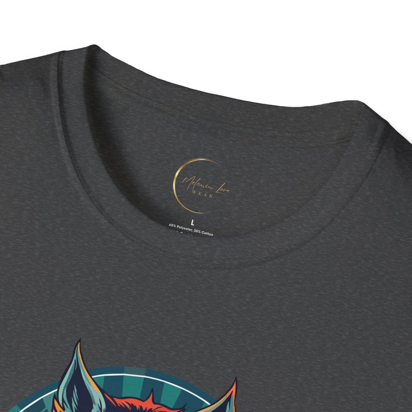 Unisex Softstyle Wolf Dad T-Shirt