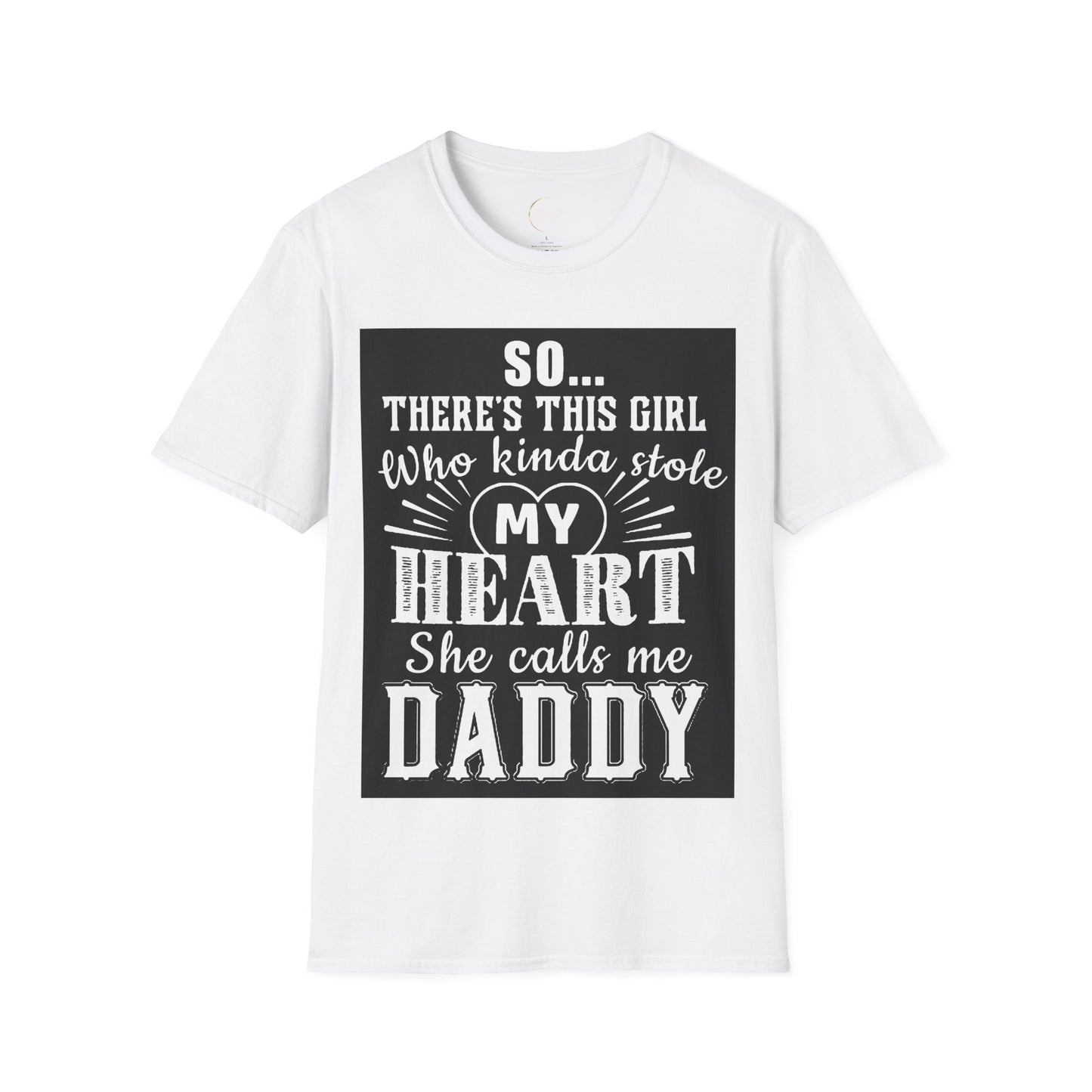 Unisex Softstyle My Heart Daddy T-Shirt