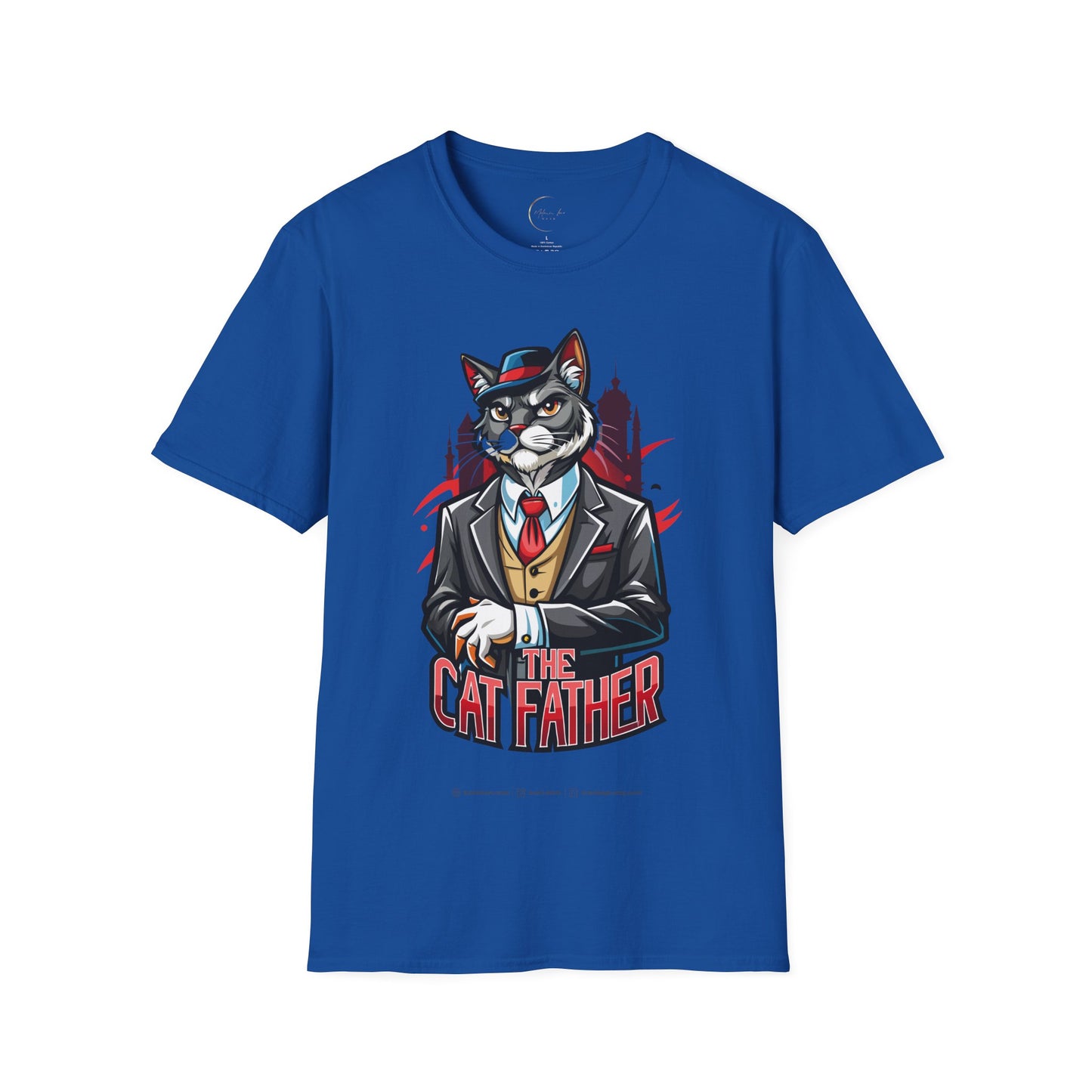 Unisex Softstyle Cat Father T-Shirt