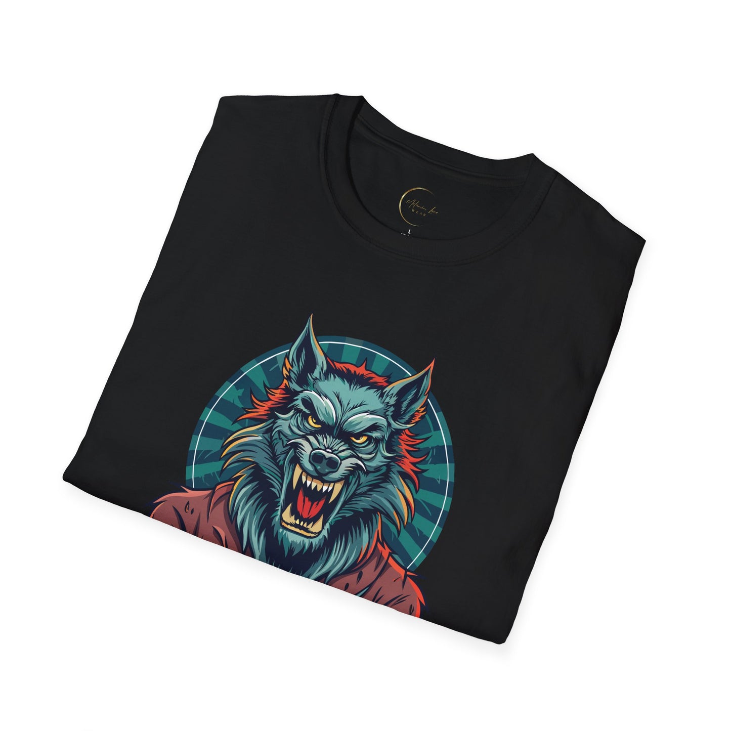 Unisex Softstyle Wolf Dad T-Shirt