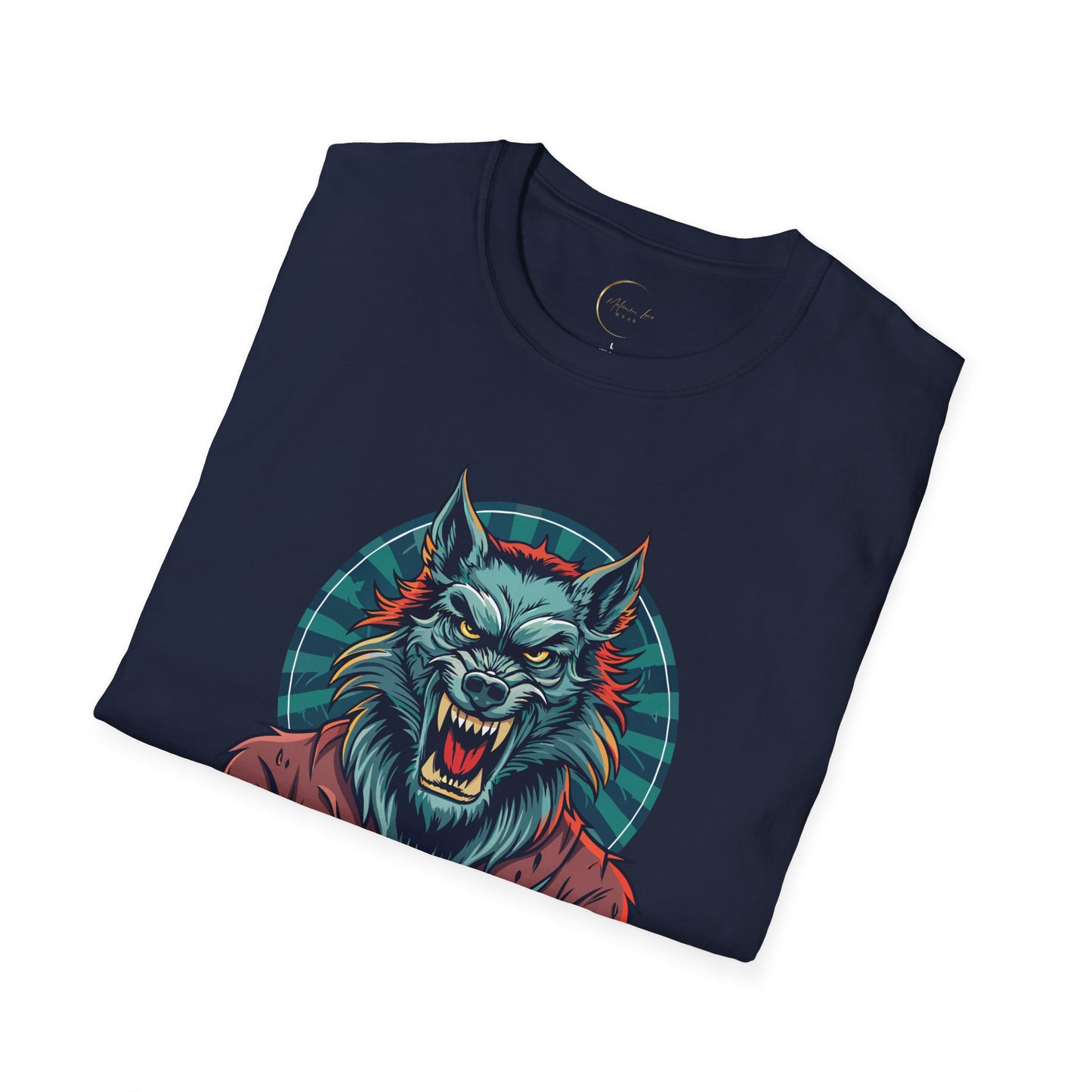 Unisex Softstyle Wolf Dad T-Shirt