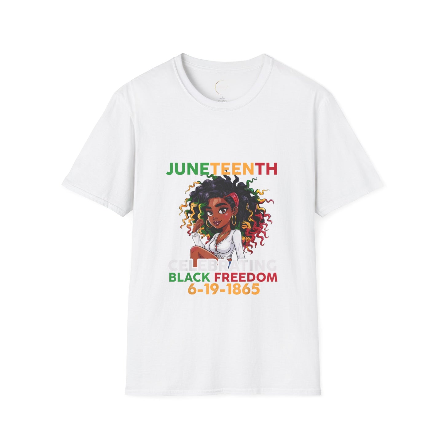 Juneteenth Freedom T-Shirt, Celebrate Black Culture, Unisex Softstyle Tee, Juneteenth Gift, Black History Month, Everyday Wear, Comfy Tee