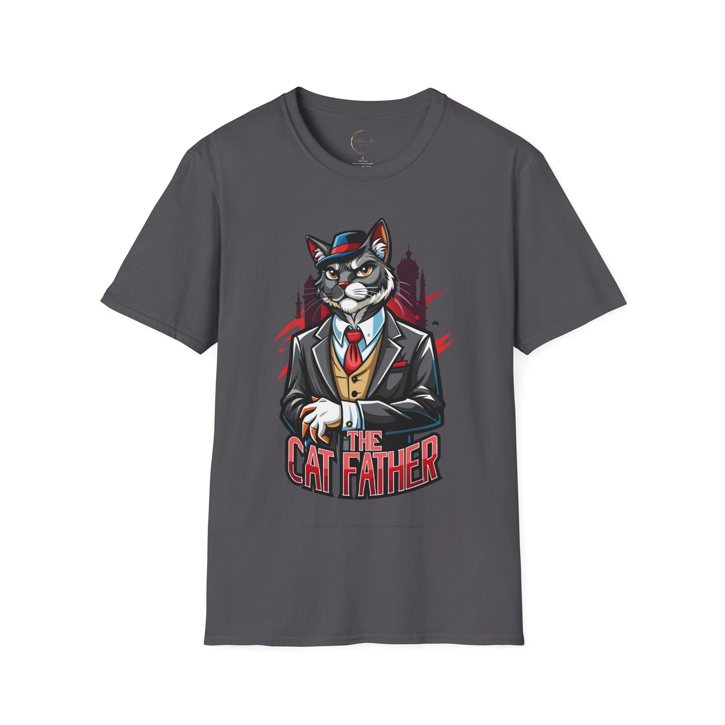 Unisex Softstyle Cat Father T-Shirt