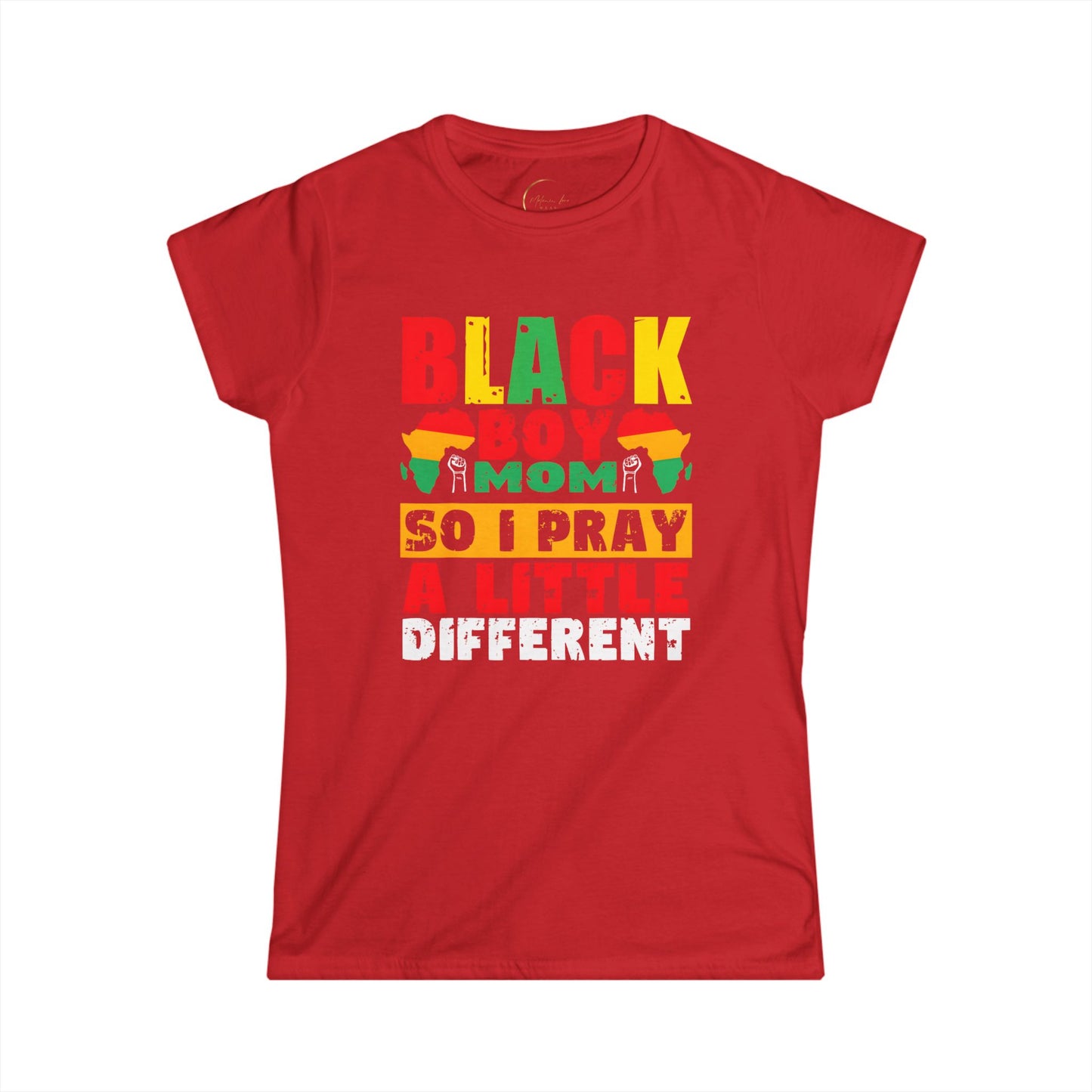 Black Boy Mom Tee - Celebrate Your Unique Journey