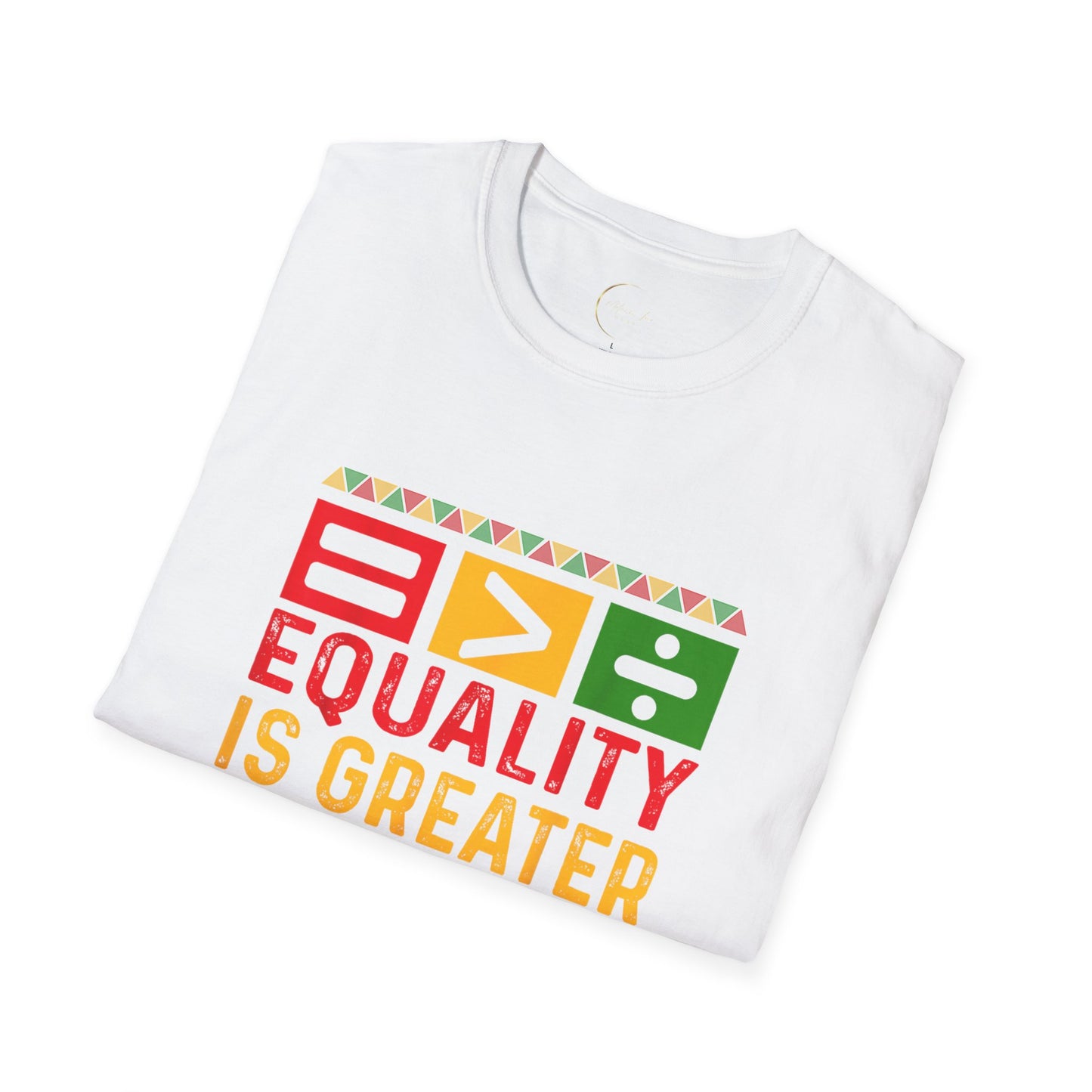 Equality Celebration Shirt | Juneteenth T-Shirt, Equality Activism Tee, Unisex Softstyle T-Shirt, Colorful Graphic Tee, Statement Apparel