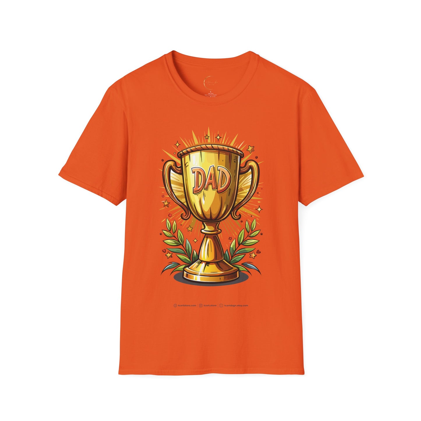 Unisex Softstyle Trophy Dad T-Shirt