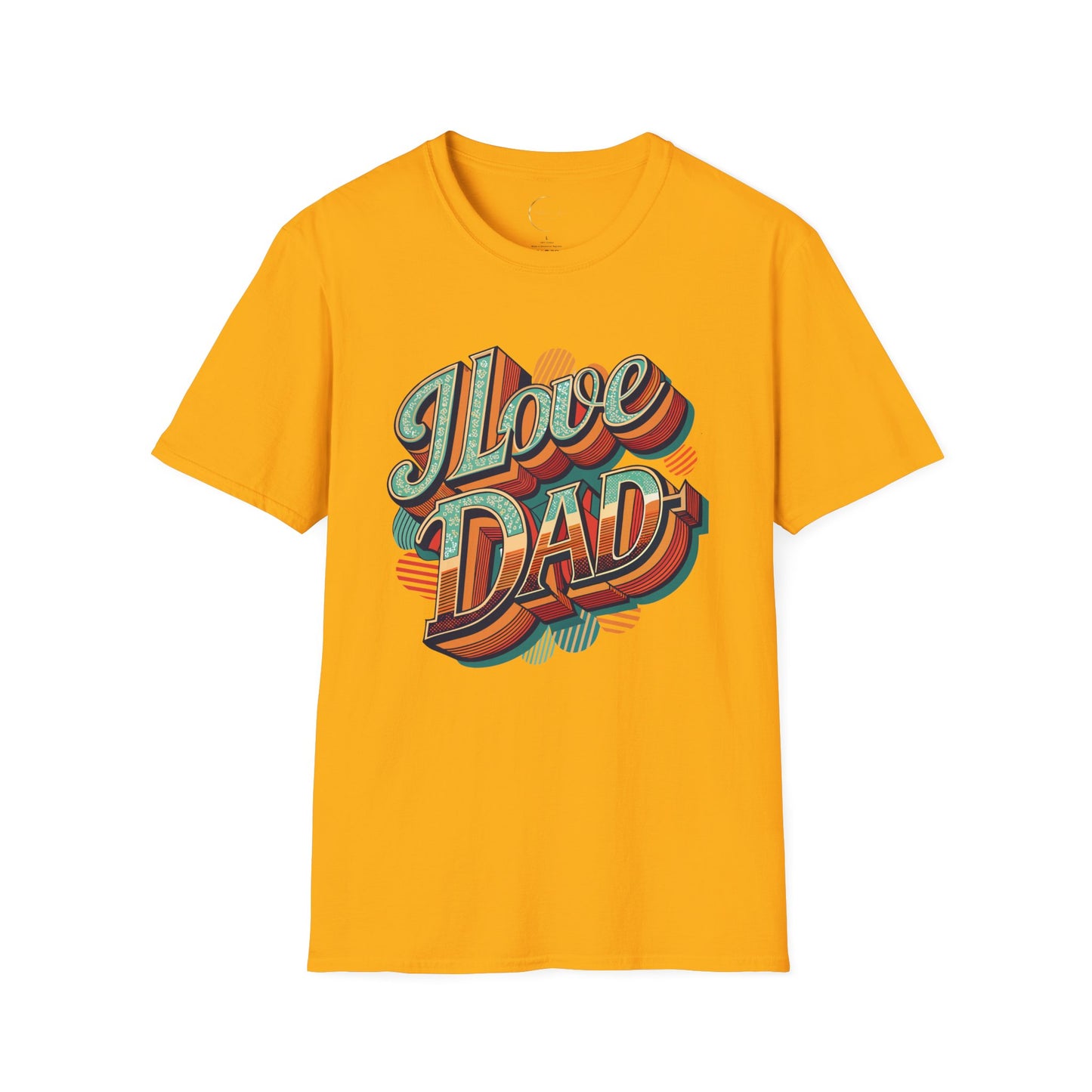 Unisex Softstyle I Love Dad T-Shirt