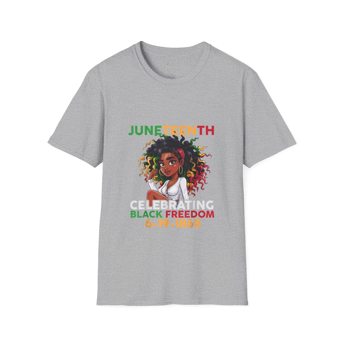 Juneteenth Freedom T-Shirt, Celebrate Black Culture, Unisex Softstyle Tee, Juneteenth Gift, Black History Month, Everyday Wear, Comfy Tee