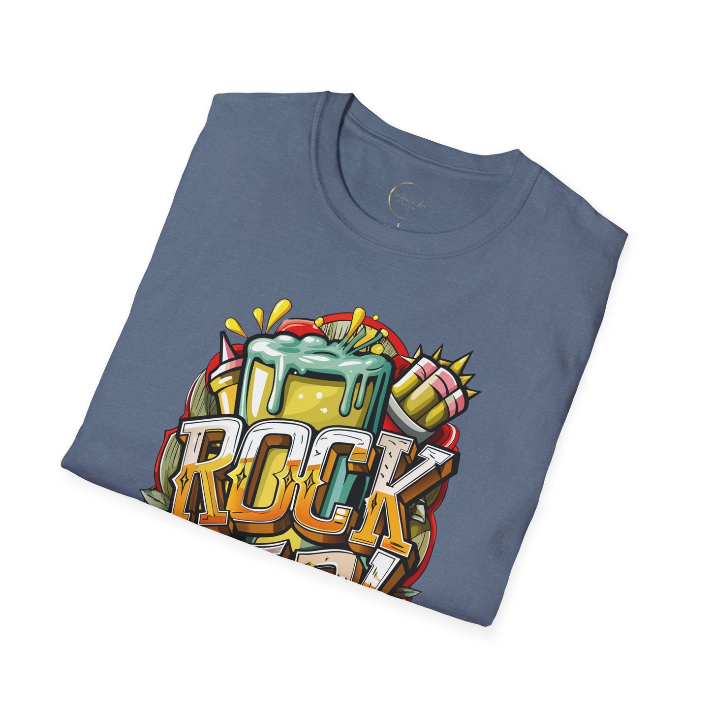 Unisex Softstyle Rock Dad T-Shirt