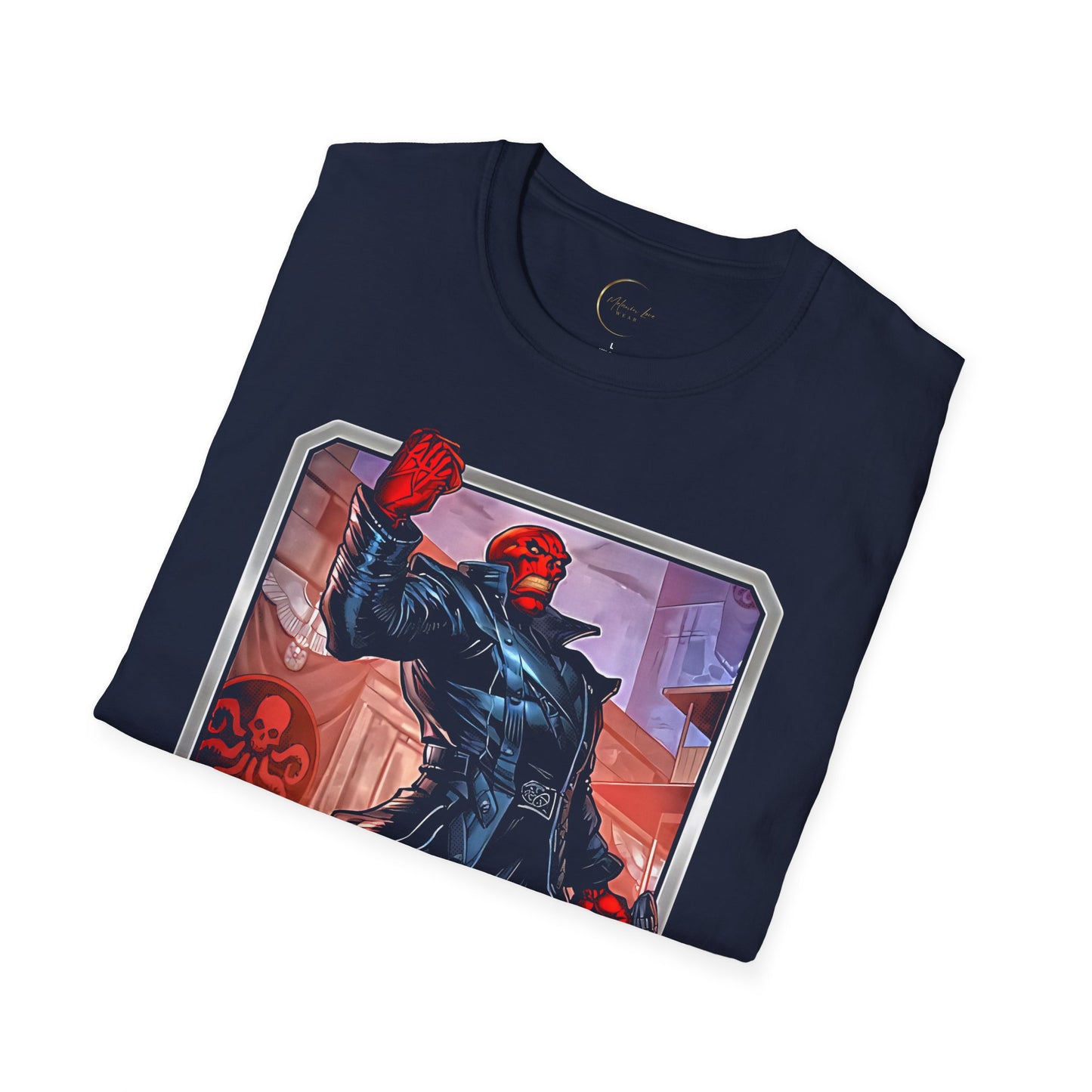Unisex Softstyle Red Skull T-Shirt